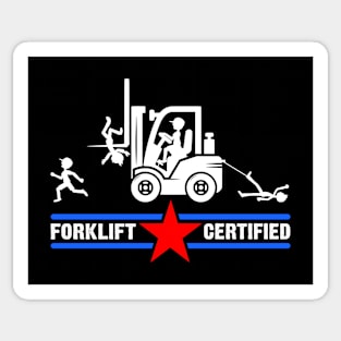 Certified Forklift Driver Sticker